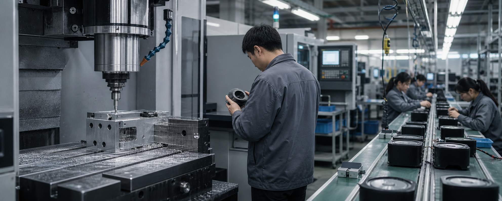 Precision tooling, product inspection and consumer electronics assembly